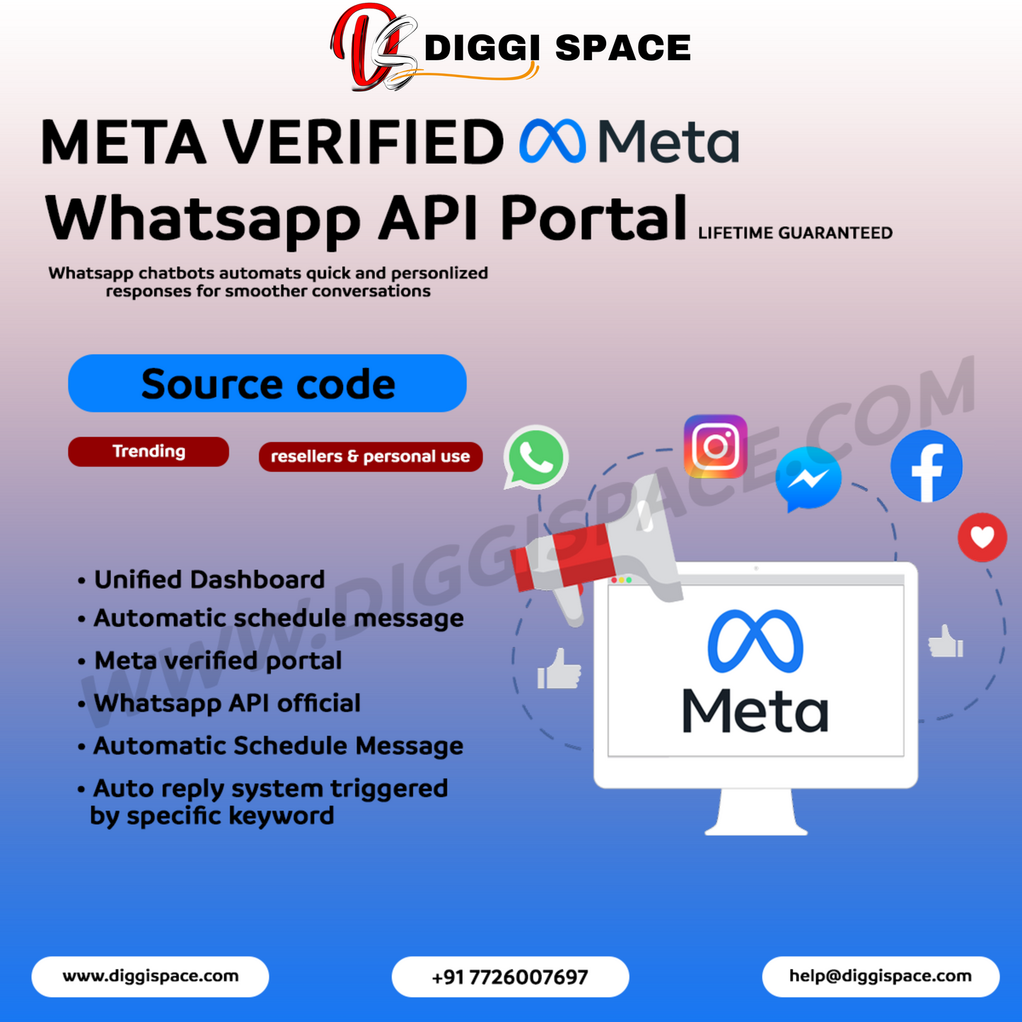 मेटा सत्यापित व्हाट्स ऐप एपीआई